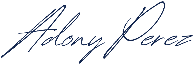 Signature of Adony Pérez